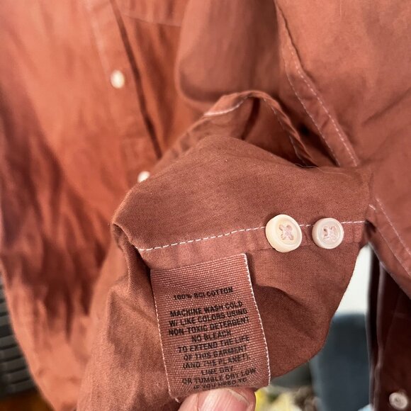 Alex Mill Cup of Jo Hand Dyed Button Down XXL GUC - Picture 9 of 10